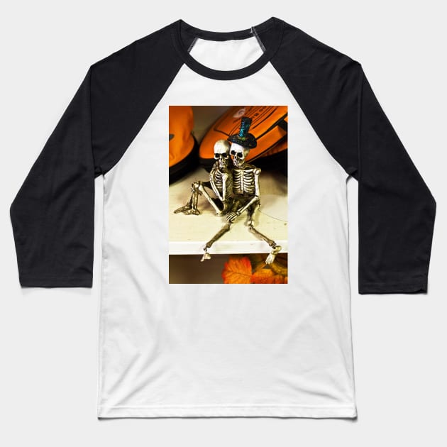 Bare bones affection Baseball T-Shirt by thadz